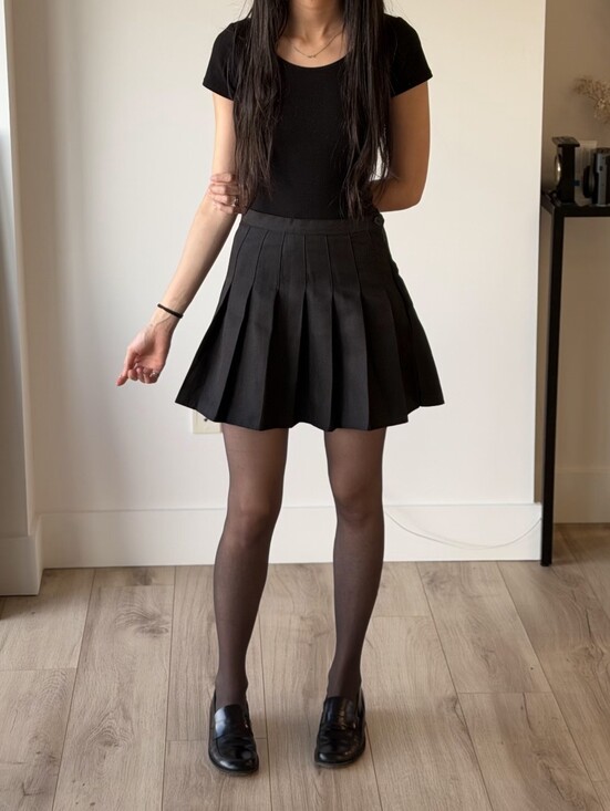 American Apparel Dresses & Skirts - American Apparel Black Pleated Mini Skirt